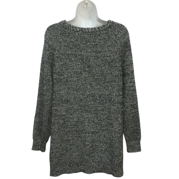 Express Heather Gray Oversized Knit Tunic Sweater - Women’s Small - Picture 9 of 15